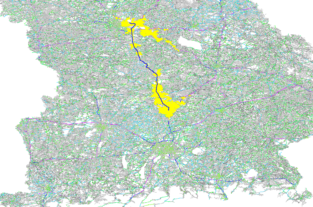 Bidirectional A* with ~25K visited nodes